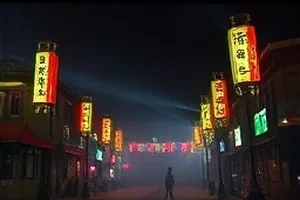 《二十四小时书店》深夜店内只亮着一盏阅读灯
