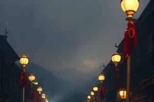 《逆风送件》雨中骑手穿过天桥的侧影